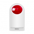 Strobe Siren Panic Alarm Button Siren Alarm with Light for Home Caring Loud Outdoor SOS Alert System 2 Red Flashing Siren and 20 Emergency Button for Store Hotel Jewelry Shop Security