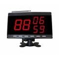 Black Wireless servant paging system waiter call button table bell display receiver display 3 group number APE9300B