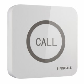 SINGCALL Home caring system hotel calling system Big touching button make calling more convenient 360 degree waterproof touchable button one button pager APE520