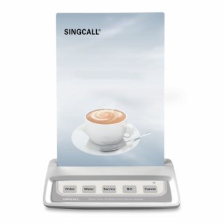 SINGCALL Service Calling System For Restaurant Cafe Bar Waterproof Five button Pager Transmitter APE150 It Can't be Used Alone