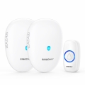SINGCALL Wireless Doorbell Door Bell Wireless with Mute Mode 57 Doorbell Chime 5 Volume Levels 500ft Range 3 Receivers 2 Doorbell Button for Home with LED Strobe