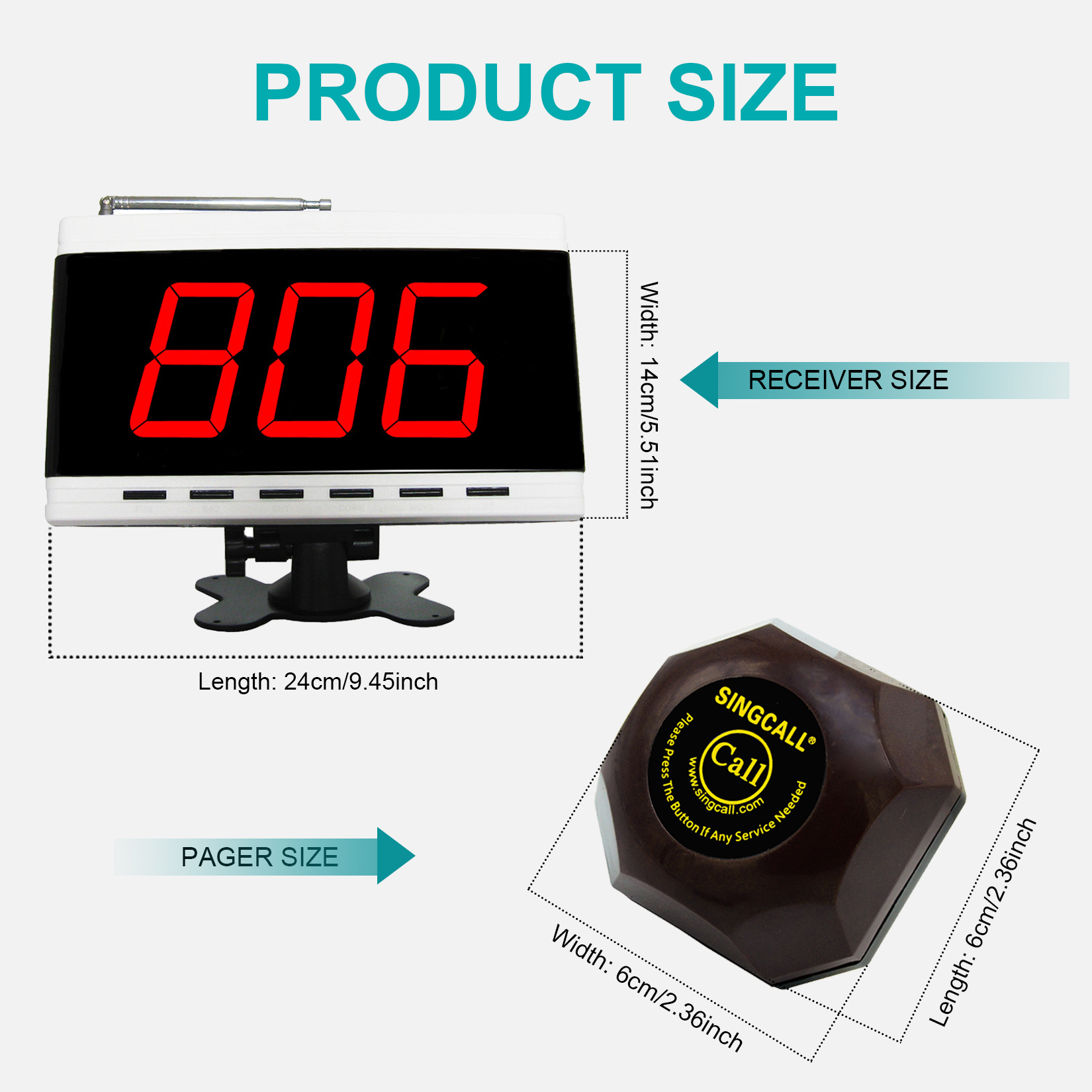 product size