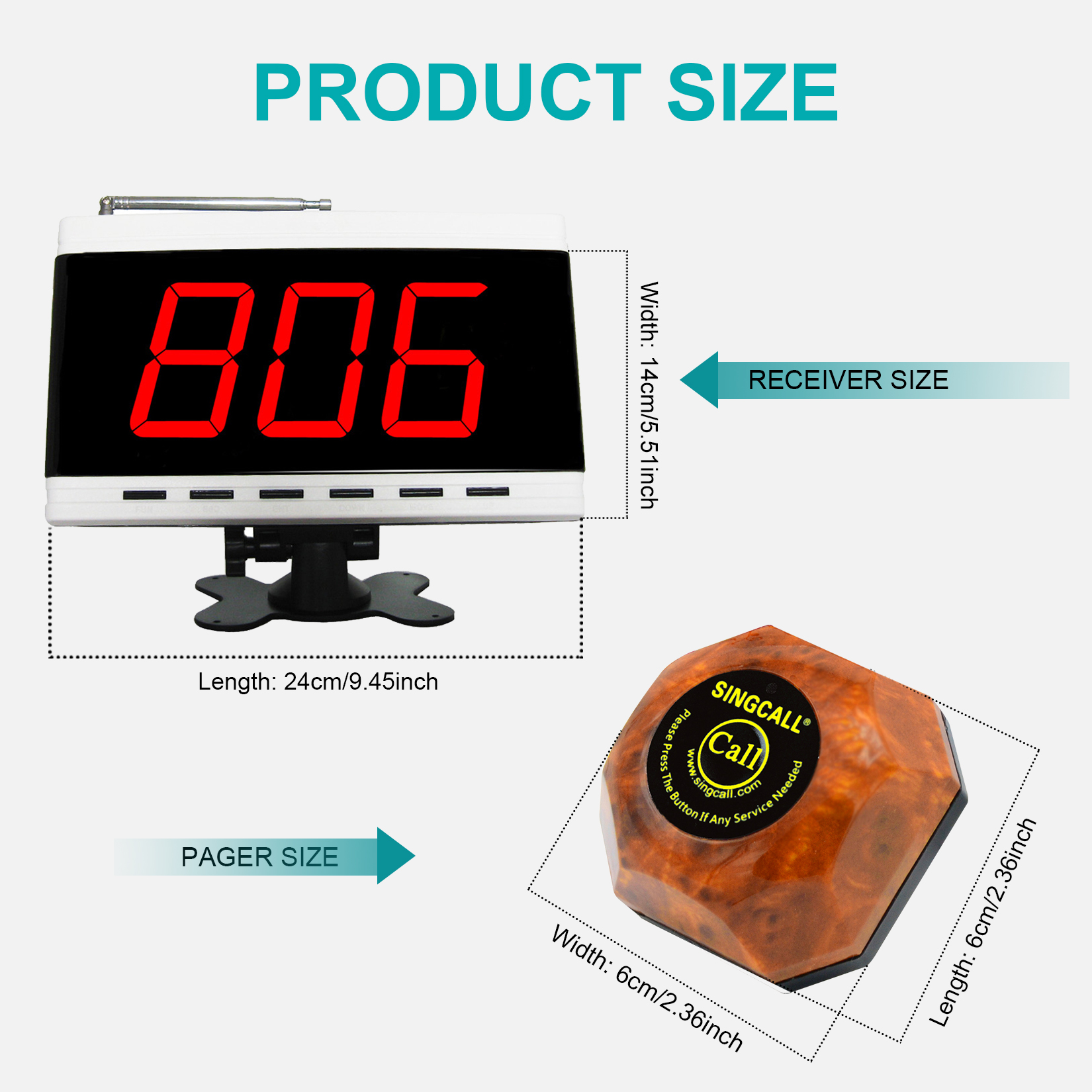 product size