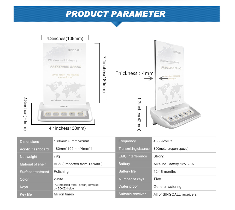 table call pager